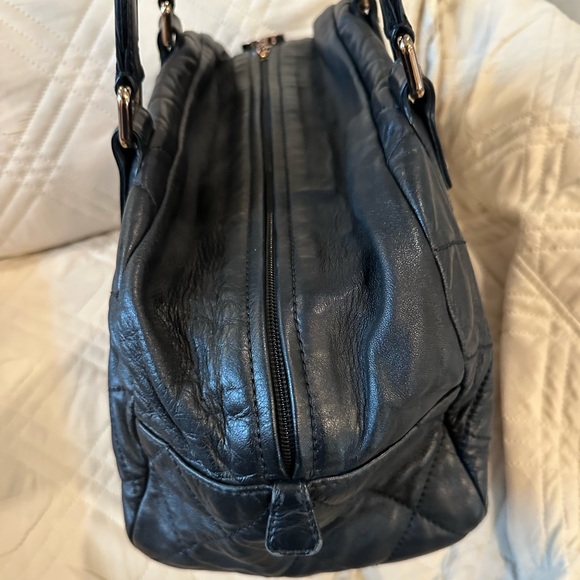 CHANEL CC CHARM LAMBSKIN BOWLER BAG - Picture 5 of 13